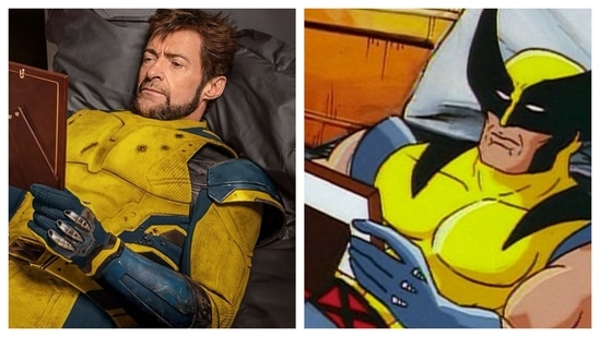 Hugh Jackman and Ryan Reynolds recreate sad Wolverine meme as they ...