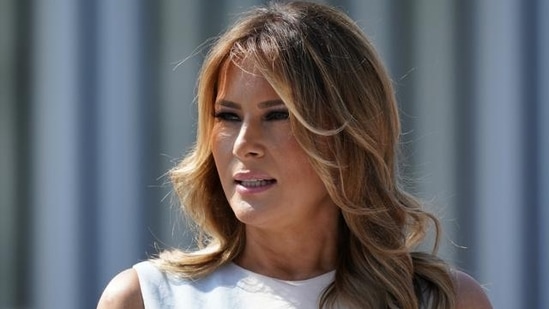 Melania Trump on Sunday celebrated 18 years of being a US citizen.(AP)