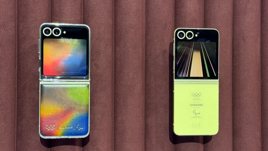 Samsung handed over the special foldable phone to every Paris 2024 athlete even before the device went on sale around the globe. (Debashis Sarkar/ HT Tech)