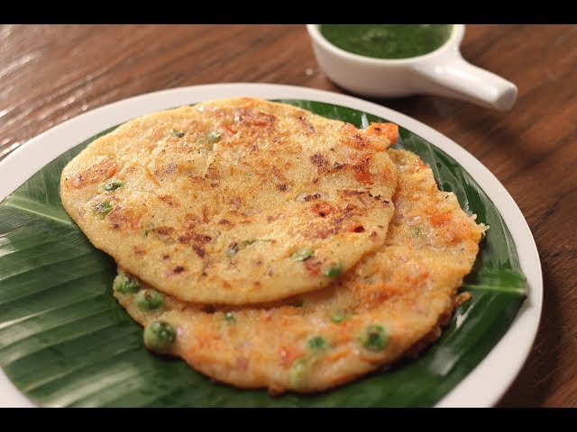 Delicious and nutritious rawa vegetable pancakes are packed with veggies and full of flavour.