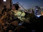 A man inspects a destroyed building that was hit by an Israeli airstrike in the southern suburbs of Beirut, Lebanon, Tuesday, July 30, 2024. (AP Photo/Hussein Malla)(AP) A man inspects a destroyed building that was hit by an Israeli airstrike in the southern suburbs of Beirut, Lebanon, Tuesday, July 30, 2024. (AP Photo/Hussein Malla)(AP)