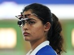 Manu Bhaker, the 22-year-old shooter won the bronze medal at the Paris Olympics (AP) Manu Bhaker, the 22-year-old shooter won the bronze medal at the Paris Olympics (AP)