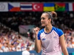 Paris: India's Manika Batra reacts after defeating France's Prithika Pavade in the women's singles round of 32 match at the Summer Olympics, in Paris, Monday(PTI) Paris: India's Manika Batra reacts after defeating France's Prithika Pavade in the women's singles round of 32 match at the Summer Olympics, in Paris, Monday(PTI)