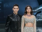 New Delhi: Actors Aditi Rao Hydari and Vedang Raina walk the ramp for fashion designer Gaurav Gupta at India Couture Week, in New Delhi, Monday, July 29, 2024. (PTI Photo)(PTI07_30_2024_000096B)(PTI) New Delhi: Actors Aditi Rao Hydari and Vedang Raina walk the ramp for fashion designer Gaurav Gupta at India Couture Week, in New Delhi, Monday, July 29, 2024. (PTI Photo)(PTI07_30_2024_000096B)(PTI)
