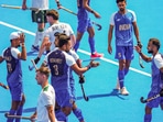 The Indian men's hockey team continued their fine run at the Paris Olympics with a 2-0 win over Ireland in their men's Pool B match.(PTI)