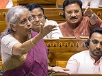 Union Finance Minister Nirmala Sitharaman speaks in the Lok Sabha during the Monsoon session of Parliament. (PTI) Union Finance Minister Nirmala Sitharaman speaks in the Lok Sabha during the Monsoon session of Parliament. (PTI)