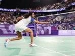 Indian badminton player PV Sindhu will be seen in action on Wednesday.(ANI) Indian badminton player PV Sindhu will be seen in action on Wednesday.(ANI)
