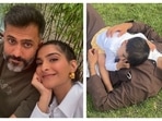 Businessman Anand Ahuja turned 41 on July 30. Sonam Kapoor took to Instagram to share photos of the birthday boy with her and their son Vayu, who was born in August 2022. In her long caption, Sonam gushed about her 'incredible husband'. (All pics: Instagram/Sonam Kapoor)