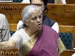 Union minister of finance and corporate affairs Nirmala Sitharaman speaks in the Lok Sabha during the Monsoon Session of Parliament, in New Delhi on Tuesday. (SansadTV)