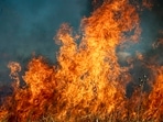 A man in court was accused of starting huge wildfires in the state of California. A man in court was accused of starting huge wildfires in the state of California.