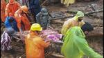Rescuers in Wayanad district. (PTI) Rescuers in Wayanad district. (PTI)