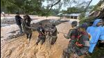 Two more Army contingents were on their way to the site. (AP) Two more Army contingents were on their way to the site. (AP)