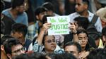 UPSC aspirants protest outside Rau’s IAS Study Centre on Tuesday. (Sanchit Khanna/HT Photo) UPSC aspirants protest outside Rau’s IAS Study Centre on Tuesday. (Sanchit Khanna/HT Photo)