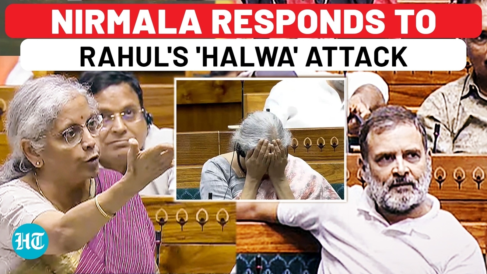 Day After Viral Reaction, Nirmala Counters Rahul Gandhi’s ‘Halwa’ Attack On Budget | Parliament