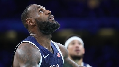 Hopes are pinned on LeBron James and the USA men's basketball team to get their gold tally up at the Paris Olympics 2024. (AFP) Hopes are pinned on LeBron James and the USA men's basketball team to get their gold tally up at the Paris Olympics 2024. (AFP)