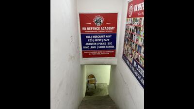 In response to the tragic incident in Delhi, where three UPSC aspirants drowned in the flooded basement of their IAS coaching centre, Chandigarh’s estate office conducted an inspection of coaching institutes in Sector 34 on Tuesday. (HT PHOTO) In response to the tragic incident in Delhi, where three UPSC aspirants drowned in the flooded basement of their IAS coaching centre, Chandigarh’s estate office conducted an inspection of coaching institutes in Sector 34 on Tuesday. (HT PHOTO)