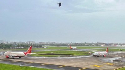 Aeroplanes on the tarmac at the airport in Mumbai, (PTI file photo)