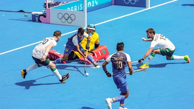 The Indian forwards constantly put pressure on the Ireland defenders with their counter-attacking moves to stamp their authority in the match. (PTI) The Indian forwards constantly put pressure on the Ireland defenders with their counter-attacking moves to stamp their authority in the match. (PTI)
