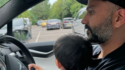 Sonam Kapoor also said in her caption, "The way you care for him, teach him, and shower him with love is nothing short of magical." 