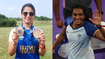 Manu Bhaker is the latest entrant into the elite group of Indian athletes who have won an Olympic medal more than once in their careers (ANI/Reuters) Manu Bhaker is the latest entrant into the elite group of Indian athletes who have won an Olympic medal more than once in their careers (ANI/Reuters)