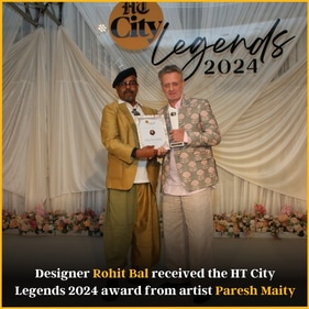 Rohit Bal at HT City Legends Awards 2024