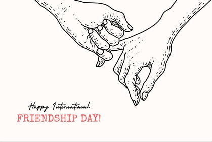 Happy Friendship Day. Happy Friendship Day.