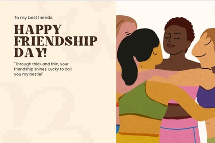 Happy Friendship Day. Happy Friendship Day.