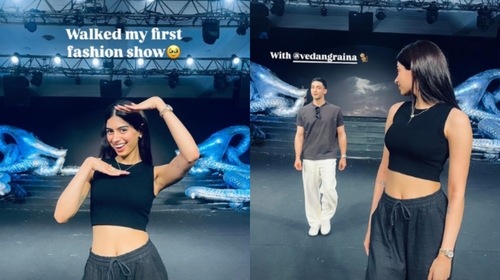 Khushi Kapoor shares glimpses from rehearsals, prior to making ramp debut with Vedang Raina (Photos: Instagram/khushi05k)