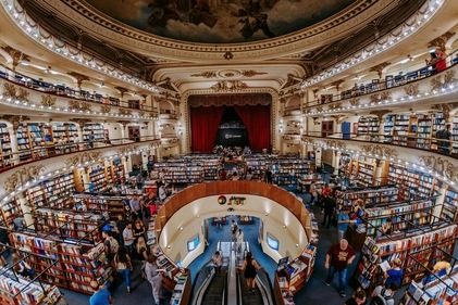 Culture meets reading at El Ateneo. (Pexels) Culture meets reading at El Ateneo. (Pexels)