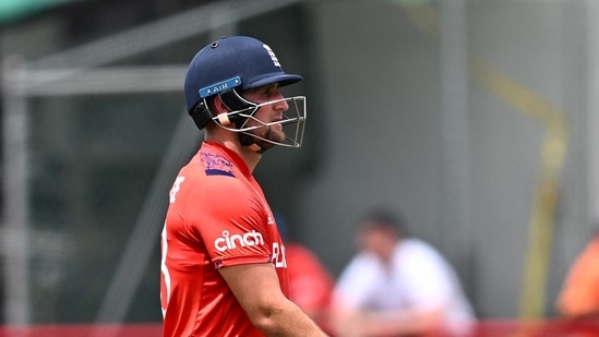 England's Liam Livingstone.(AFP)