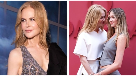 Nicole Kidman posed alongside her daughter at a recent event in Paris.