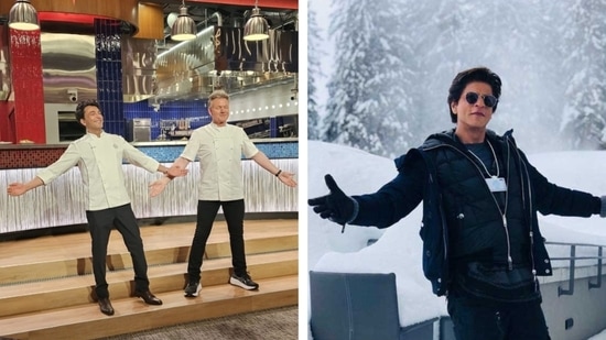 Vikas Khanna gets Gordon Ramsay to pose like Shah Rukh Khan; fends off negative comments with a sweet story about actor