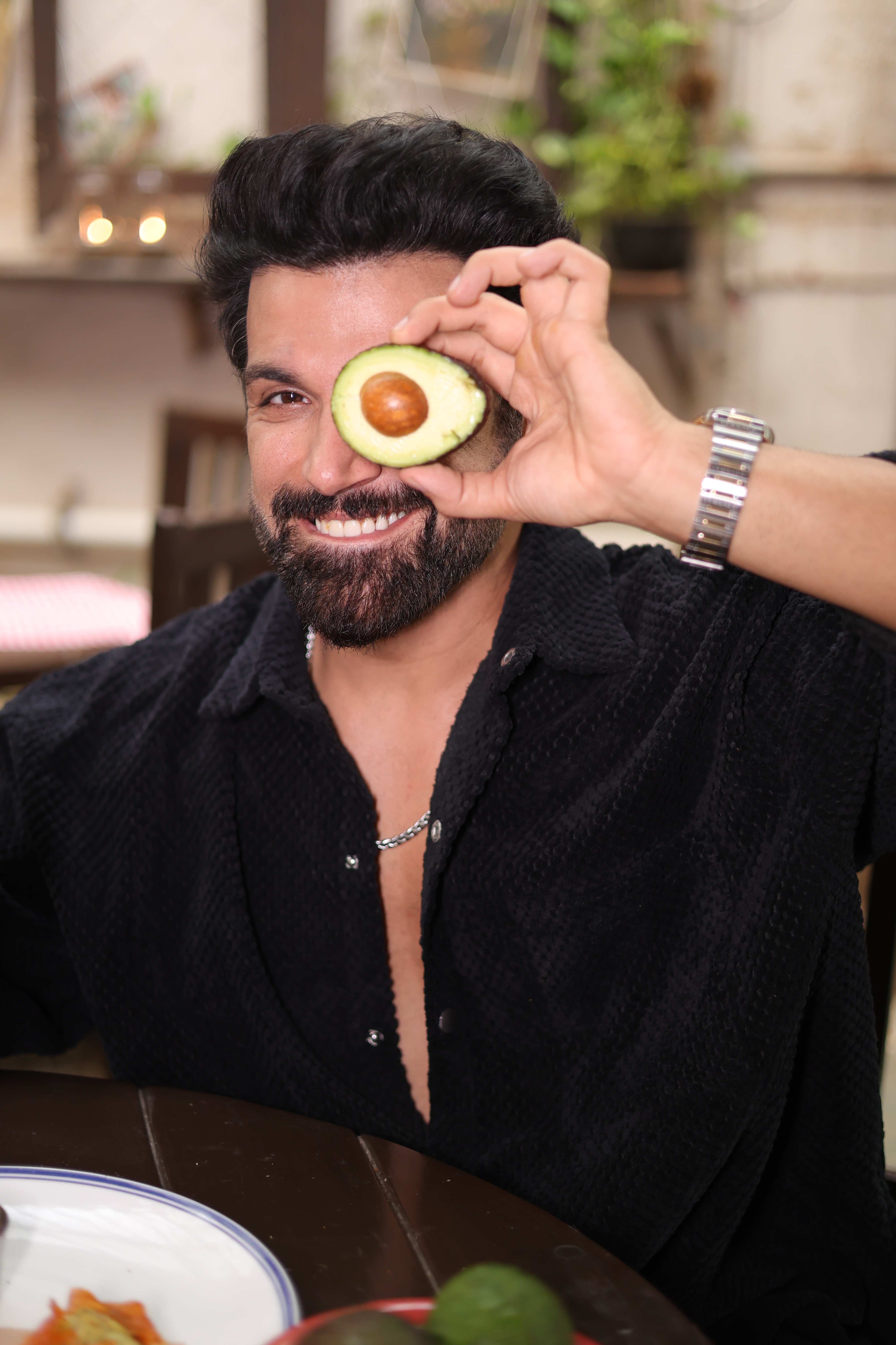 Actor Rithvikk Dhanjani enjoying Avocado Day