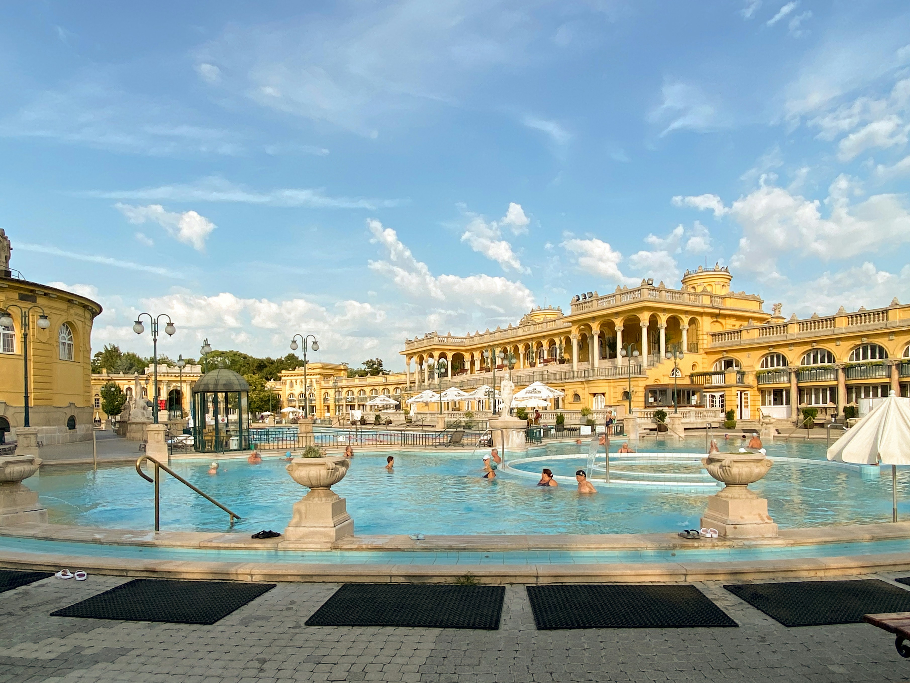 Spend a day in the blue thermal waters and relax.