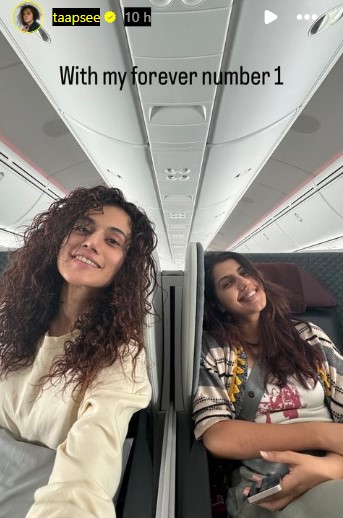 Taapsee and Shagun Pannu head to Paris