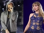 Eminem made a Taylor Swift reference in Tuesday's episode of Complex's The Face-Off Eminem made a Taylor Swift reference in Tuesday's episode of Complex's The Face-Off