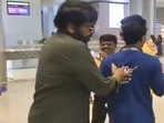 Chiranjeevi pushed a fan aside when he tried to click a selfie.