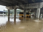 IMD has issued a red alert for Uttara Kannada, Dakshina Kannada, Udupi, Chikkamagaluru, Shivamogga districts of the state. (HT) IMD has issued a red alert for Uttara Kannada, Dakshina Kannada, Udupi, Chikkamagaluru, Shivamogga districts of the state. (HT)