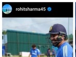 Rohit Sharma deleted his training post ahead of the Sri Lanka ODIs