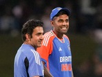 Indian head coach Gautam Gambhir and captain Suryakumar Yadav.(PTI) Indian head coach Gautam Gambhir and captain Suryakumar Yadav.(PTI)
