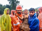 Wayanad : Rescue operations underway after landslides were triggered by heavy monsoon rains. (PTI Photo) Wayanad : Rescue operations underway after landslides were triggered by heavy monsoon rains. (PTI Photo)