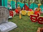 The flower show, hosted at the glass house in Lalbagh Botanical Garden, Bengaluru.