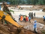 Rescue operations underway in Wayanad district of Kerala. (AFP) Rescue operations underway in Wayanad district of Kerala. (AFP)
