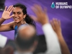 India's PV Sindhu acknowledges fans as she leaves after her women's singles group play stage badminton match against Estonia's Kristin Kuuba India's PV Sindhu acknowledges fans as she leaves after her women's singles group play stage badminton match against Estonia's Kristin Kuuba