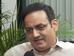 Drishti IAS founder Vikas Divyakirti in an interview.(ANI) Drishti IAS founder Vikas Divyakirti in an interview.(ANI)