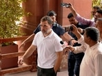 New Delhi: Leader of Opposition in Lok Sabha and Congress MP Rahul Gandhi arrives for the Congress Parliamentary Party meeting, at the Parliament House in New Delhi, Wednesday, July 31, 2024. New Delhi: Leader of Opposition in Lok Sabha and Congress MP Rahul Gandhi arrives for the Congress Parliamentary Party meeting, at the Parliament House in New Delhi, Wednesday, July 31, 2024.