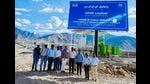 Before culmination of the visit, Sharma directed the officials to expedite the completion of this ongoing project within shortest possible time and ensure its timely completion and formal inauguration. (HT Photo) Before culmination of the visit, Sharma directed the officials to expedite the completion of this ongoing project within shortest possible time and ensure its timely completion and formal inauguration. (HT Photo)
