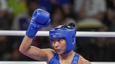 Lovlina Borgohain beat Norway's Sunniva Hofstad by unanimous verdict at the Paris Olympics on Wednesday. (PTI) Lovlina Borgohain beat Norway's Sunniva Hofstad by unanimous verdict at the Paris Olympics on Wednesday. (PTI)