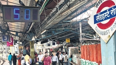 Mumbai, India – July 30, 2024: A view of Sandhurst Road Station, in Mumbai, India, on Tuesday, July 30, 2024. (Photo by Bhushan Koyande/HT Photo) Mumbai, India – July 30, 2024: A view of Sandhurst Road Station, in Mumbai, India, on Tuesday, July 30, 2024. (Photo by Bhushan Koyande/HT Photo)