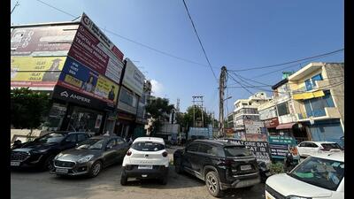 The DTCP said that in the last one year it has issued notices to around 1,200 illegal commercial units operating from residential areas, sealed at least 750 units while owners of another 300 units have obtained a stay from the courts. (Parveen Kumar/HT PHOTO) The DTCP said that in the last one year it has issued notices to around 1,200 illegal commercial units operating from residential areas, sealed at least 750 units while owners of another 300 units have obtained a stay from the courts. (Parveen Kumar/HT PHOTO)